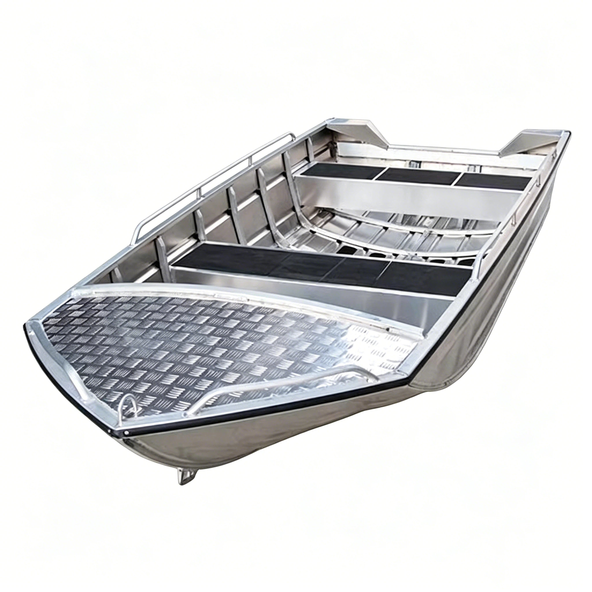 Ripristino Scafo a Prova di Perdite per Barca in Alluminio Saldata Pronta per l'Acqua Salata 1 Fabbricazione di Aluminum Welding Boat per strutture marine robuste e leggere