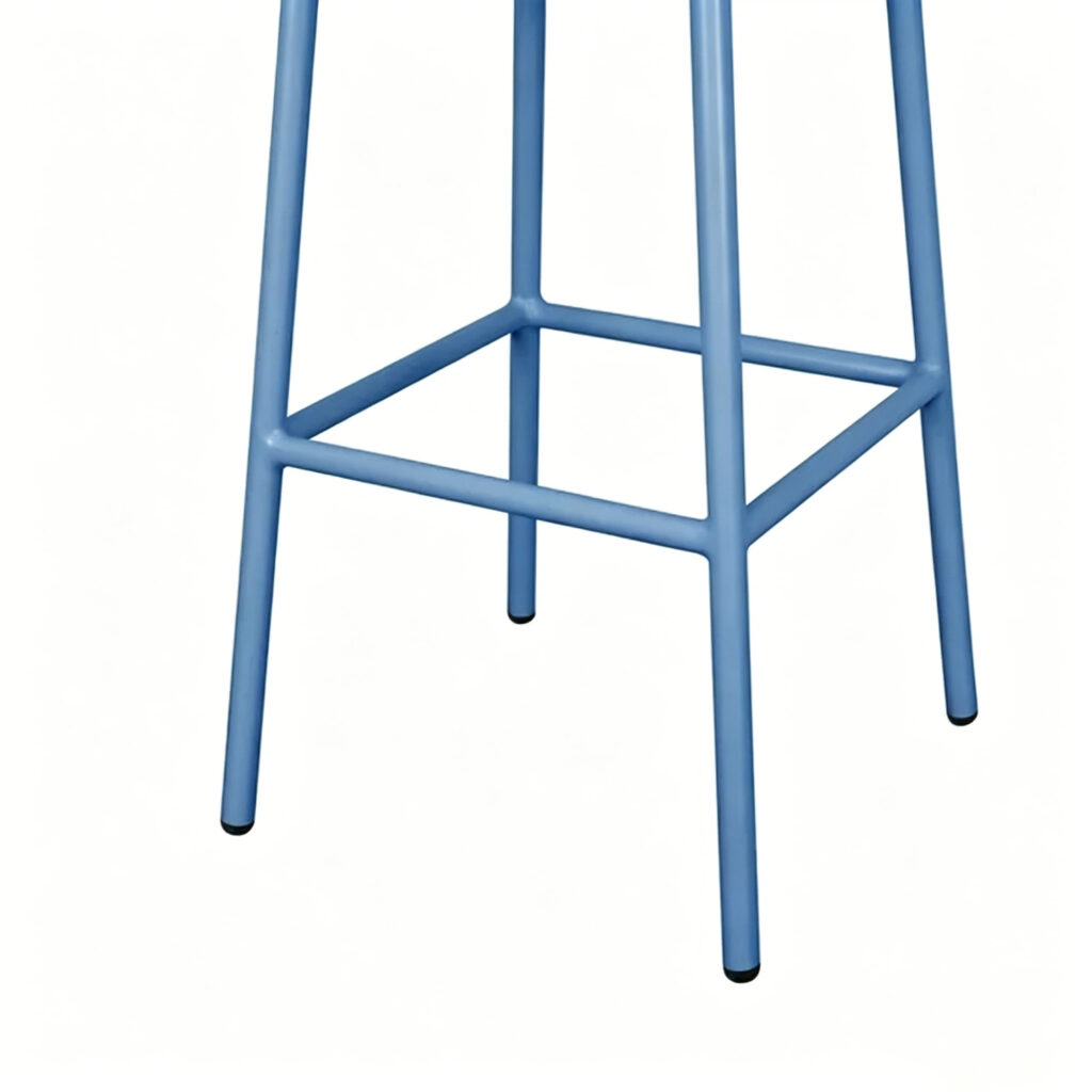 Taburetes de Bar de Aluminio Duradero de 30 Pulgadas de Altura con Acabado en Polvo 2 Taburetes de Bar de Aluminio OEM personalizados con altura de asiento de 30 pulgadas y rendimiento confiable para exteriores