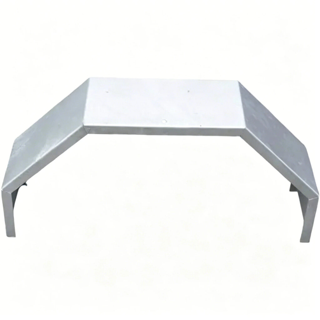 Heavy Duty Diamond Plate Fender Aluminum Horse Trailer Mudguard 4 충격 저항 다이아몬드 플레이트 펜더(트랙터 및 트레일러에 안정적인 바퀴 보호 제공)