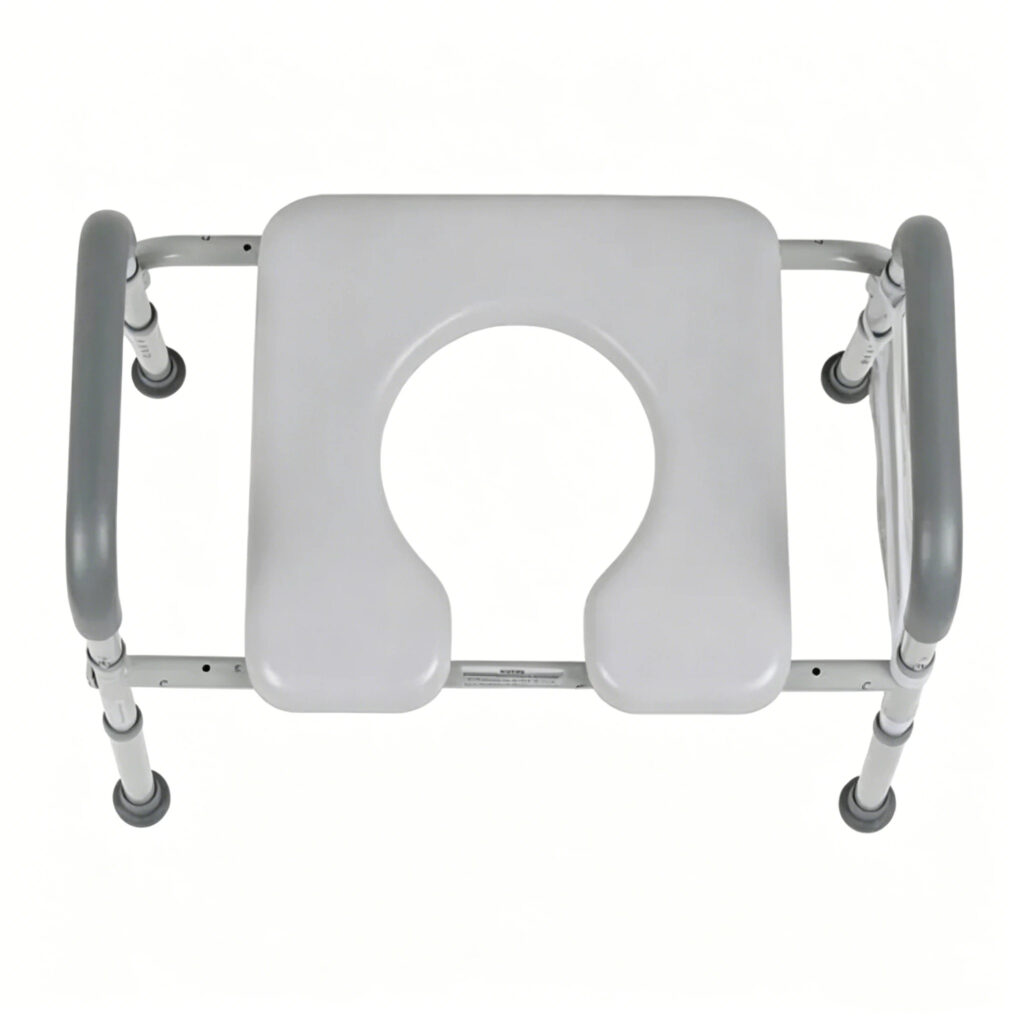Barre de soutien pour toilettes en aluminium soudé robuste pour la sécurité de la salle de bain 2 Barre d'appui pour toilettes en aluminium brossé avec structure cintrée CNC et conception de montage sécurisée