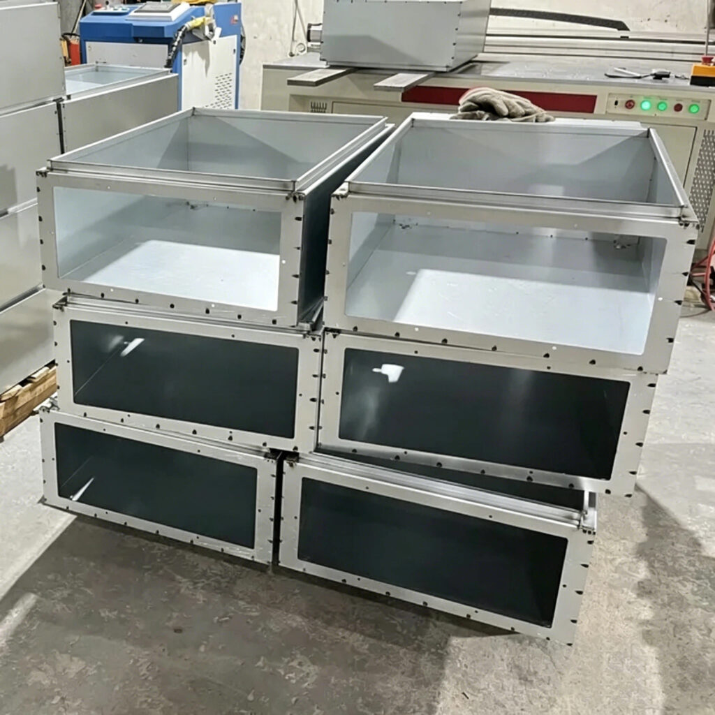 Custodia portatile per strumenti in alluminio schermata EMI 3 Scatole per contenitori in alluminio impermeabili