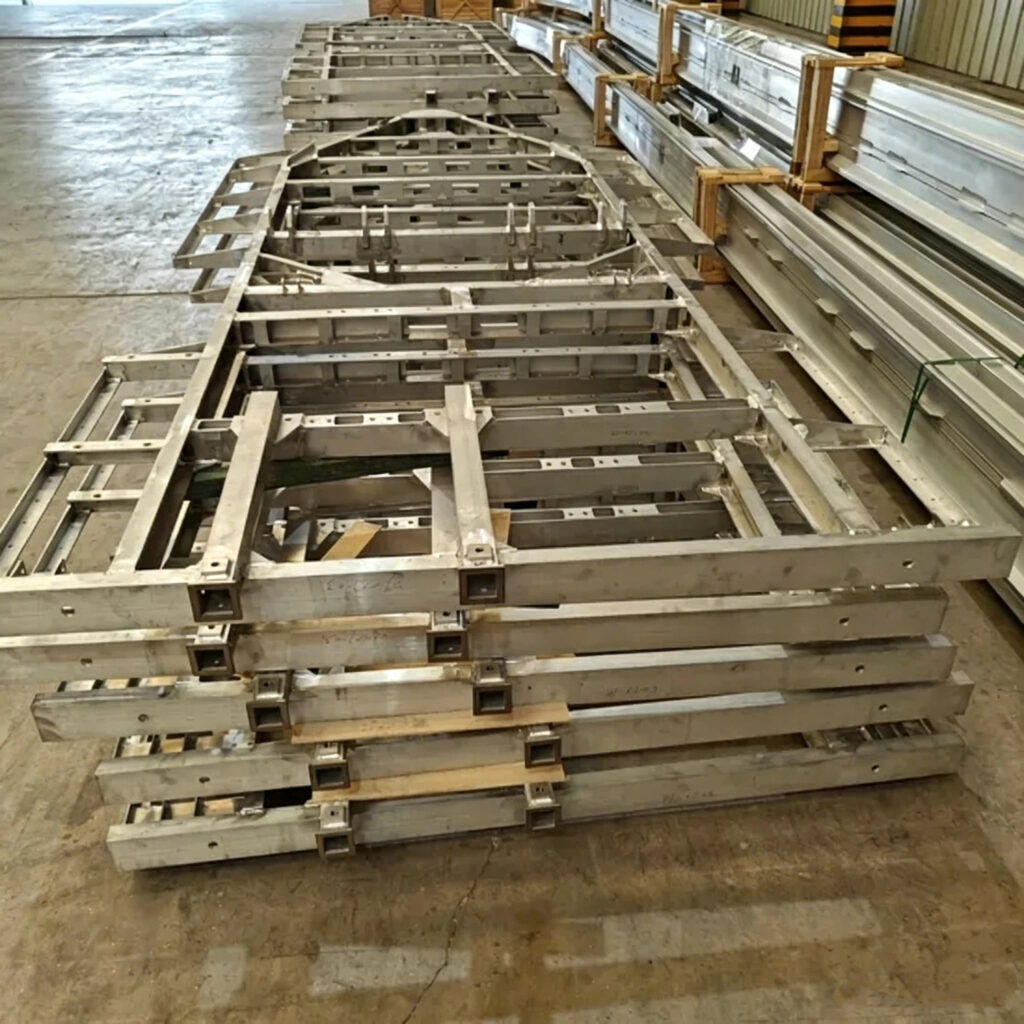Алюминиевая рама станка 1in T-паз 5000lb нагрузка База ЧПУ фрезера 3 Промышленные алюминиевые машинные каркасы, уложенные партиями, заводские алюминиевые каркасы оборудования массового производства для механического оборудования.