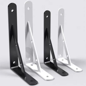 Support d'étagère en aluminium anodisé personnalisé avec construction soudée TIG sans couture
