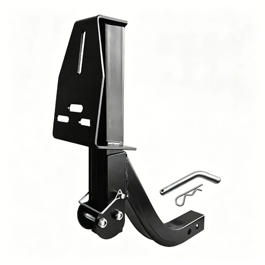 Aluminum Spare Tire Mount RV Bumper Carrier Off Road Bracket 1 Aluminum Spare Tire Mount designed for RV, trailer and off road vehicle tire relocation applications