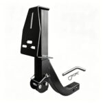 Aluminum Spare Tire Mount designed for RV, trailer and off road vehicle tire relocation applications
