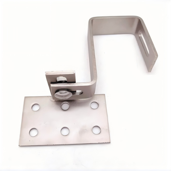 Aluminium-Stützhalterung 2-Achsen verstellbar WIG geschweißt korrosionsbeständig</trp-pos...