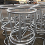 Base Frame for Pump with custom welding and pipe bending fabrication technology