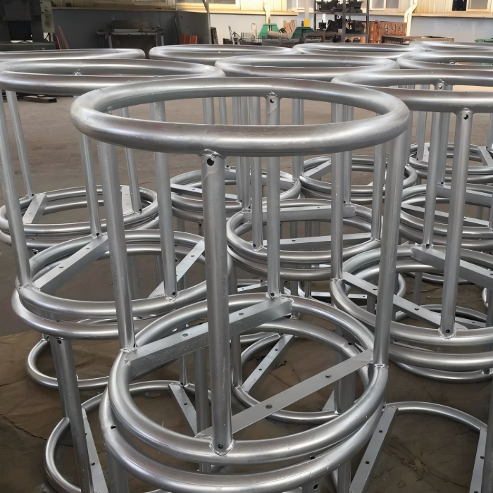 Reliable Base Frame For Pump Custom Bending Heavy Industrial Support 3 Base Frame for Pump with custom welding and pipe bending fabrication technology