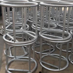 Custom Base Frame for Pump fabricated for strong and stable industrial pump installation