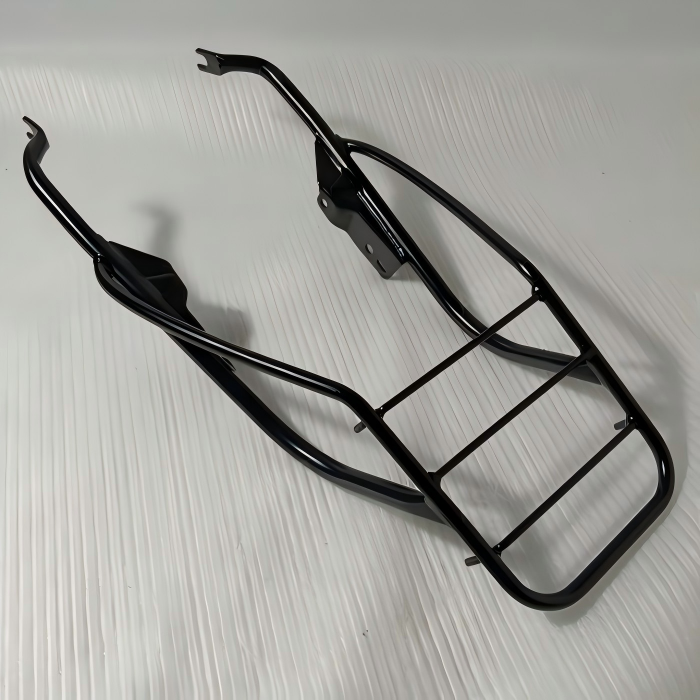 Alt文本（英文） 中文翻译 Bicycle Cargo Rack Rear with 300 lb capacity made from 6061 aluminum with precision TIG welding service