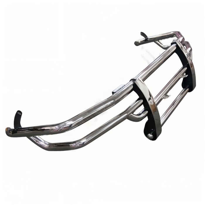 Heavy duty Bull Bar Truck front bumper fabricated from mandrel bent steel tubing for off road pickups