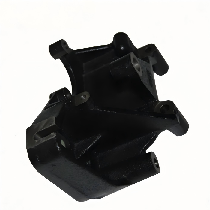 Chassis Support Bracket made from 8mm carbon steel for heavy duty vehicle side rail reinforcement