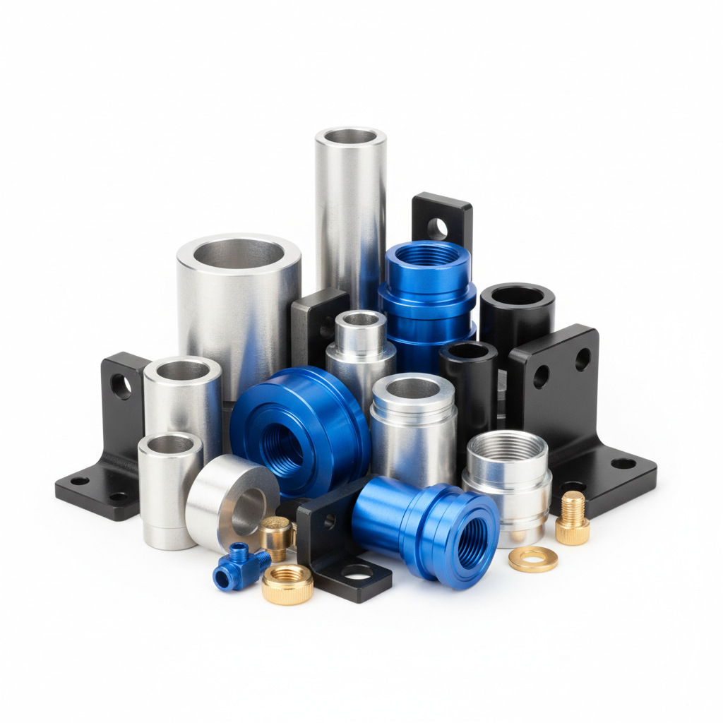 Pièces en aluminium CNC personnalisées usinées avec précision pour des composants de haute précision et des besoins de fabrication