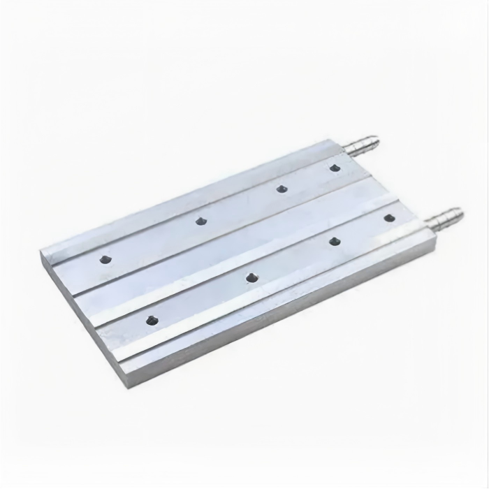 Kühlplatte Elektrisch 4-Pass Aluminium Rippen-Kühlplatte Design 3 Hochleistungsfähige elektrische Kühlplatte mit gerippter Aluminium-Kühlplatte für Wärmemanagementsysteme