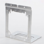 Electrical Box Mounting bent galvanized steel electrical box wall mount frame
