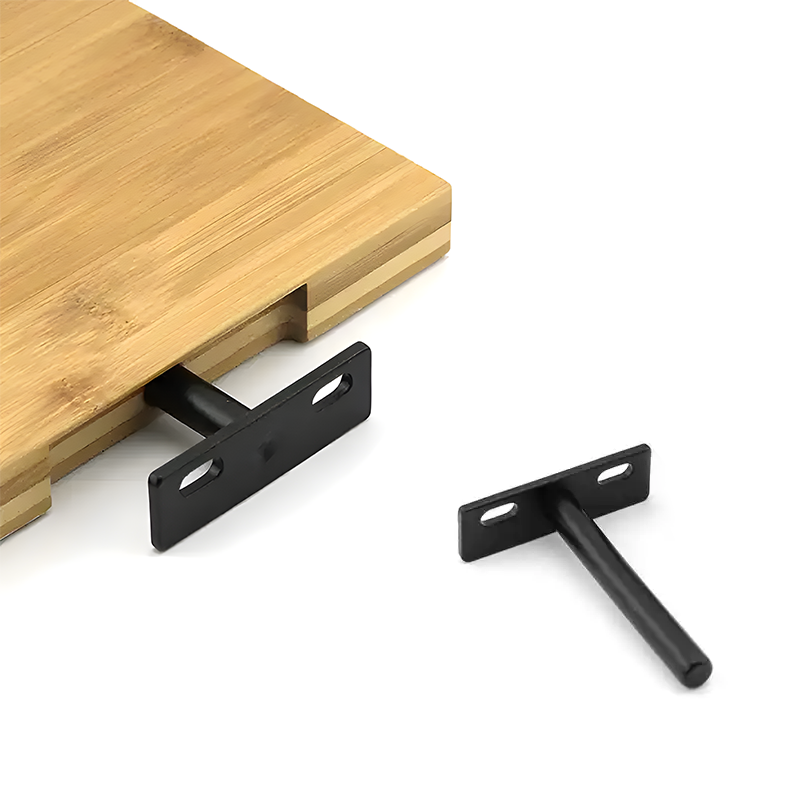 Invisible shelf support brackets for modern wall mounted shelving systems