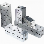 Bloc de vannes hydrauliques personnalisé usiné en aluminium 6061 pour applications hydrauliques industrielles