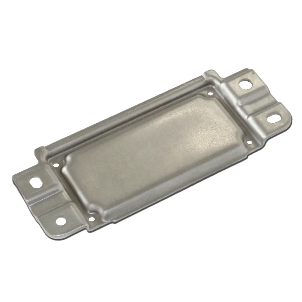 Metal Stamping Plates Custom Fabricated for Industrial Assembly 1 Metal stamping plates with reinforced geometries for industrial structural assembly and support applications