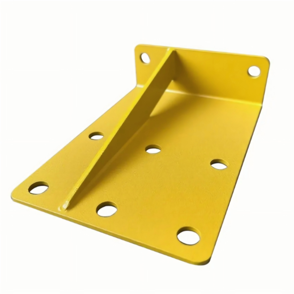 Metal Triangle Support Bracket Welding Service in 304 stainless steel custom fabrication