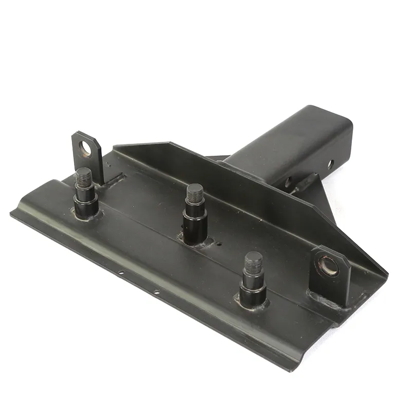 Staffa di montaggio per gancio di traino MIG Weld Heavy Duty Tow Support Use 3 Staffa montaggio gancio traino bullonata con rivestimento antiruggine
