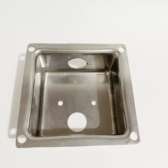 Mini-Anschlussdose Edelstahl-Stanzgehäuse tiefgezogen Gehäuse 4 Kundenspezifische Edelstahl-Mini-Anschlussdose mit langlebigem Gehäuse und Korrosionsbeständigkeit