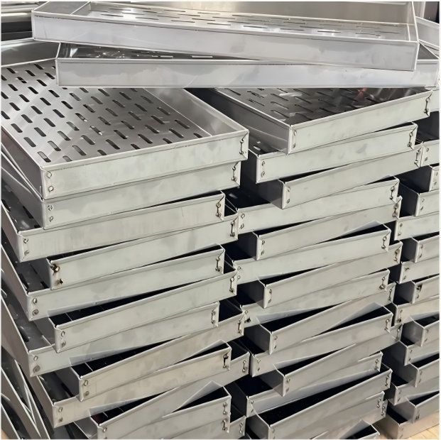 Plateau de cuisson en aluminium perforé sans déformation, qualité alimentaire, soudure personnalisée 2 plateau de cuisson en aluminium perforé empilé en vrac plateaux de four