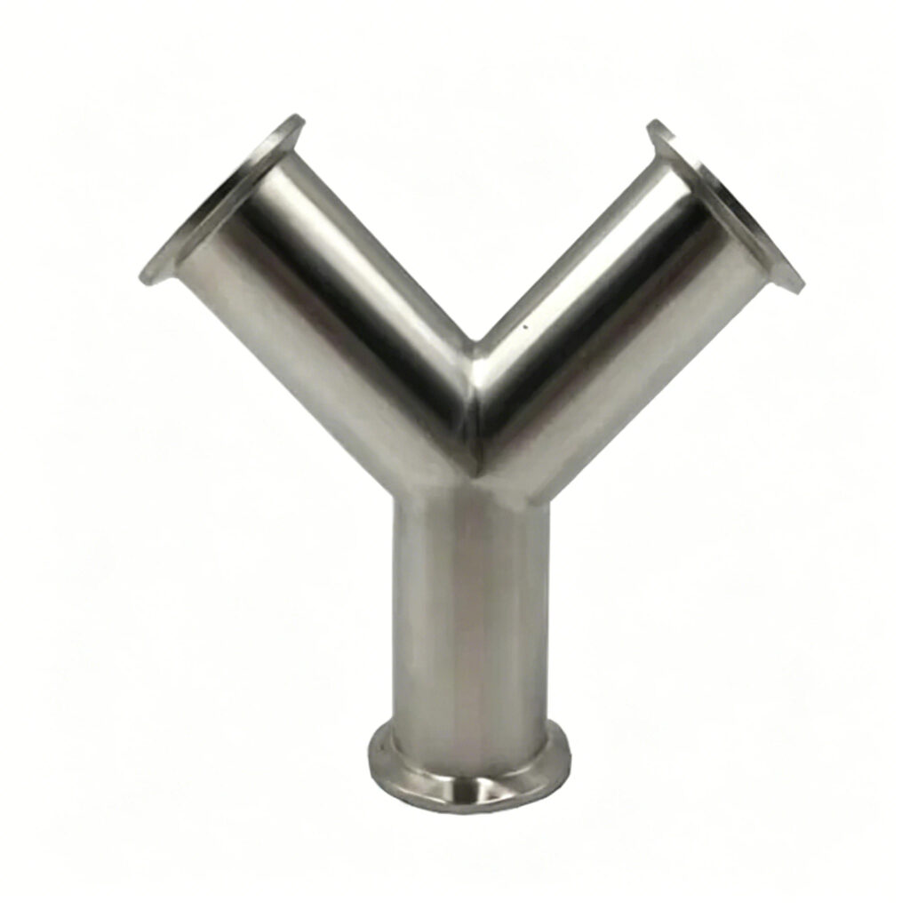 Sanitary Pipe Welding 20 Ra Finish 3D Autogenous Orbital Weld 2 sanitary pipe welding clamp Y wye tee