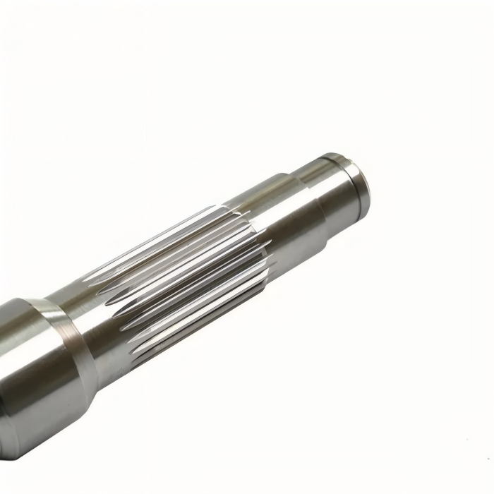 Arbres cannelés 17 4 PH en acier inoxydable de précision, arbres OEM personnalisés 3 Arbres cannelés usinés CNC pour les applications de transmission de couple nécessitant durabilité et précision