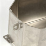 Waterproof dustproof IP66 stainless steel junction box, TIG-welded, rugged construction.
