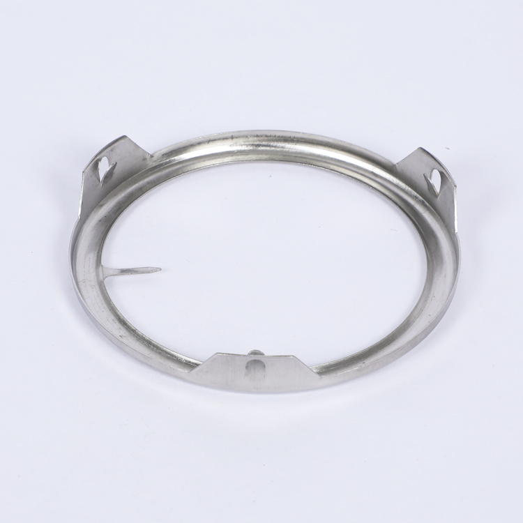 Retaining Ring Stainless Steel Stamped Locking Clip Precision Formed 2 Aus Edelstahl gestanzter Sicherungsring mit präzise geformten Verriegelungslaschen für industrielle Baugruppen