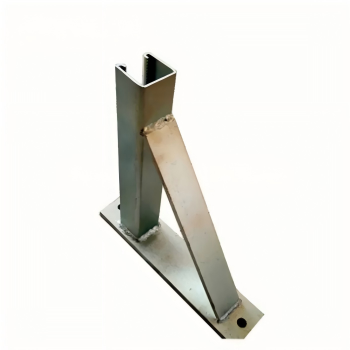 Stainless Steel Support Bracket 304 Grade 3mm Welding Custom Sizes 3 Angled stainless steel support bracket with slotted mounting holes