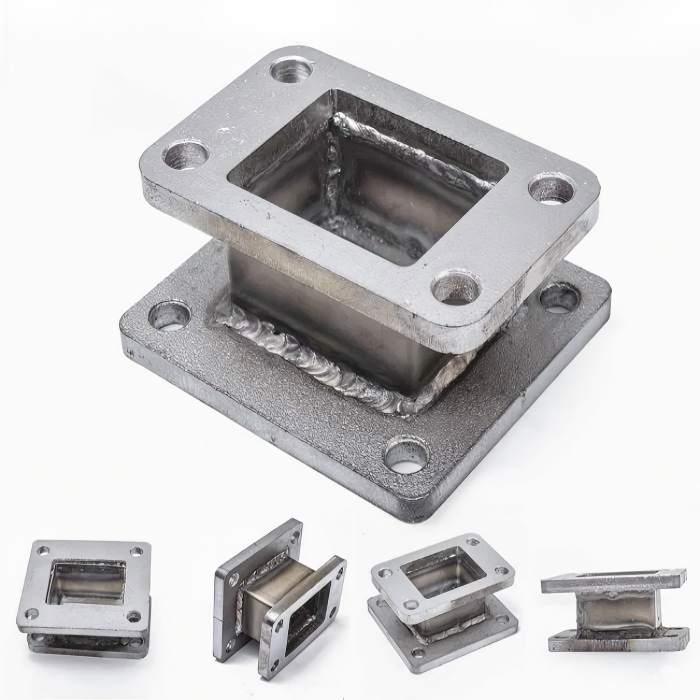 Soldadura TIG de acero inoxidable: La guía completa de técnicas, equipos y mejores prácticas 5 Adaptador de brida turbo T3 a T4 de acero inoxidable 304 con soldadura profesional y fabricación de metales personalizada