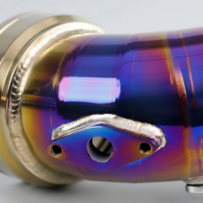 Superior Titanium Intake Pipe Welding Service 5 Layer Heat Shield 3 TIG welded Titanium Intake Pipe with durable structure for extreme racing conditions