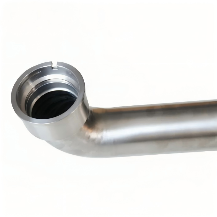 Titanium Intercooler Pipe Precision Tube Bending 2.5 Inch OD Titanium 4 TIG welded Titanium Intercooler Pipe for high performance turbo and racing applications