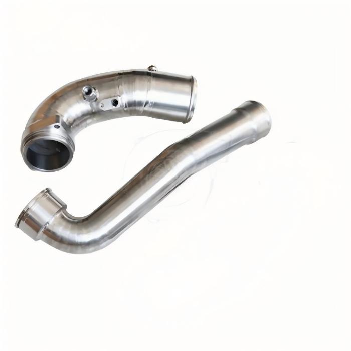 Titanium Intercooler Pipe Precision Tube Bending 2.5 Inch OD Titanium 1 Titanium Intercooler Pipe with precision tube bending for lightweight turbo performance systems