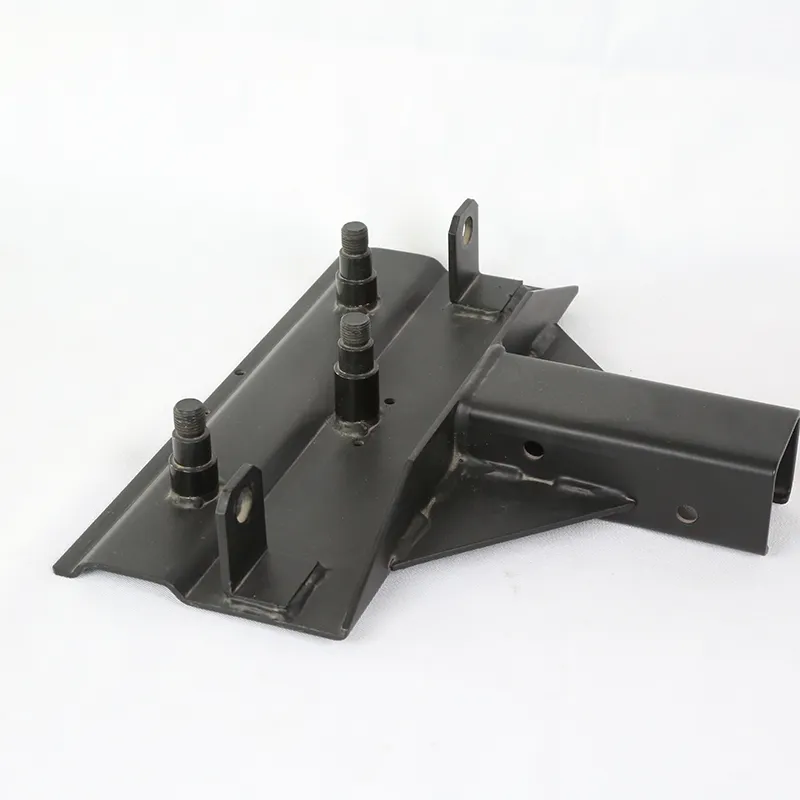 Staffa di montaggio per gancio di traino MIG Weld Heavy Duty Tow Support Use 1 Piastra di montaggio per gancio di traino per ricevitori da 2 pollici, acciaio pesante