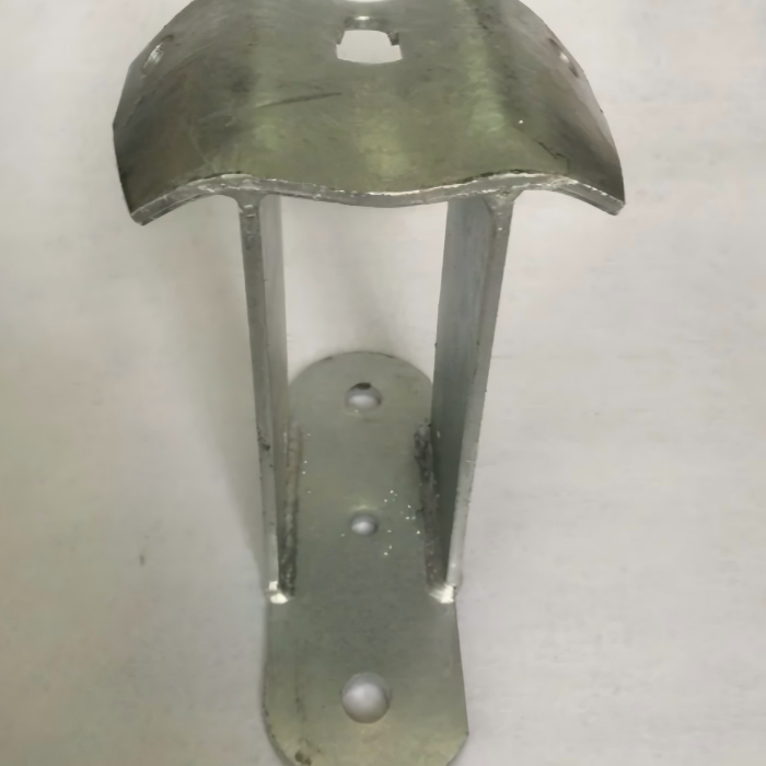 Transformer Mounting Bracket 48hr Sample 6 Weld Quality Checks 2 Front view of transformer mounting bracket showing flat mounting plate