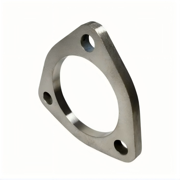 Flangia di Scarico Turbo in acciaio inox con lavorazione CNC per applicazioni di scarico ad alte prestazioni