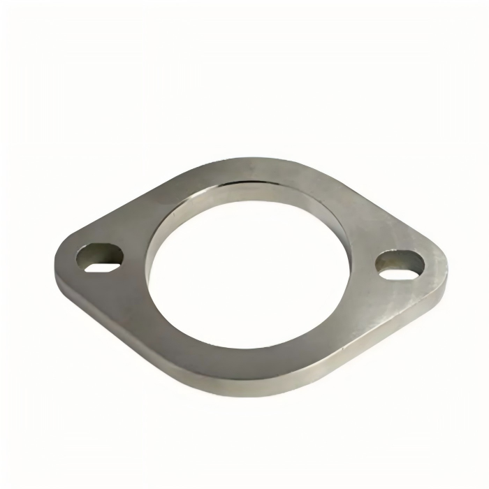 Flangia Scarico Turbo lavorata a CNC su misura per connessioni sistema scarico turbocompressore di precisione