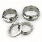 Kundenspezifischer V-Band-Flansch mit langlebiger 304-Edelstahlkonstruktion und hochpräziser CNC-Bearbeitungsoberfläche