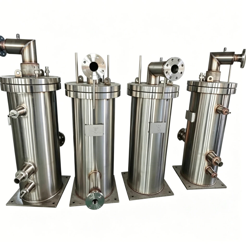 Réservoir de suppression à accumulateur hydraulique en acier inoxydable 316L à pression soudée 2 Réservoirs filtrants en acier inoxydable pour récipients sous pression soudés