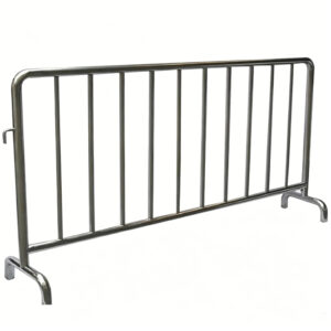 Clôture de tuyau soudé barrière de tuyau de contrôle de foule soudée en acier inoxydable