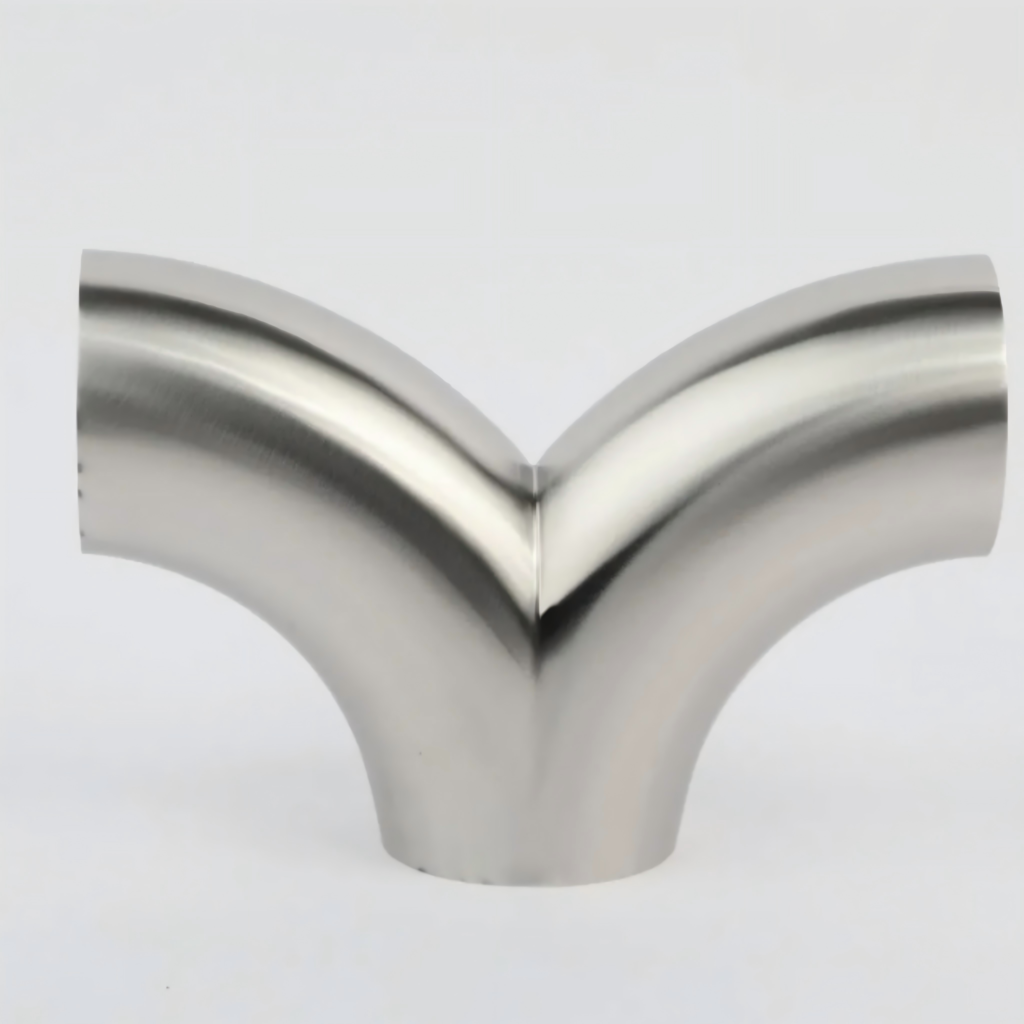 Y Type Tee Pipe Fitting Expert Welding Service for Custom Fabrication 4 Weld Y type tee pipe fitting part