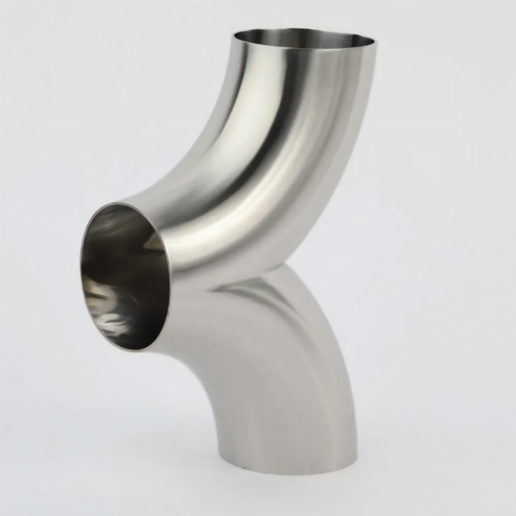Y Type Tee Pipe Fitting Expert Welding Service for Custom Fabrication 3 Custom fluid Y type tee pipe fitting