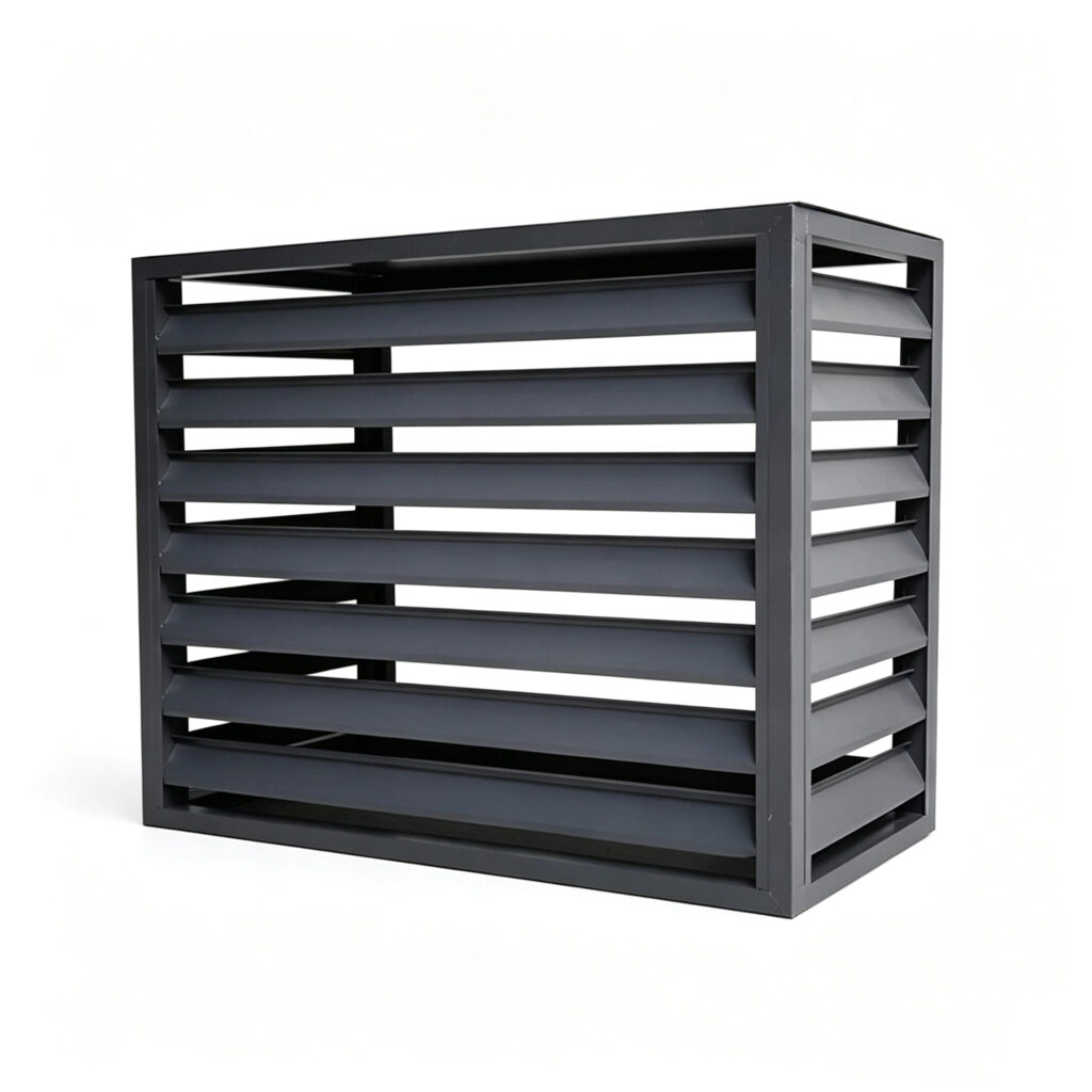 Copertura per condizionatore d'aria in alluminio, involucro saldato TIG per HVAC esterno 1 Copertura per condizionatore d'aria in alluminio personalizzata per unità AC esterne residenziali e commerciali