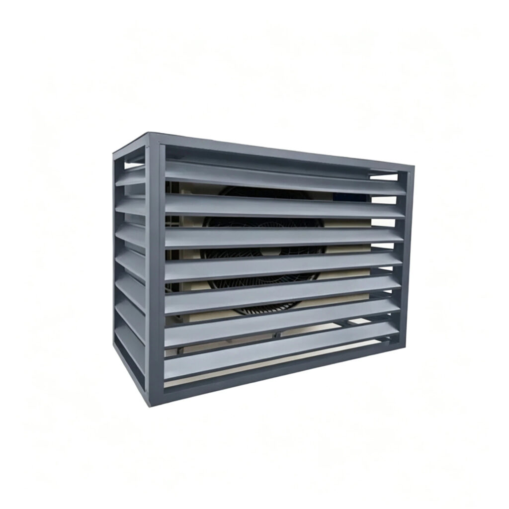 Copertura per condizionatore d'aria in alluminio, involucro saldato TIG per HVAC esterno 3 Copertura per condizionatore d'aria in alluminio per la protezione dell'unità AC esterna con alloggiamento metallico durevole