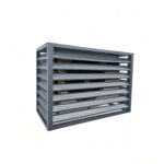 Copertura per condizionatore d'aria in alluminio per la protezione dell'unità AC esterna con alloggiamento metallico durevole