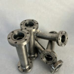 UHV vacuum Titanium CF Nipple with precision ConFlat flange