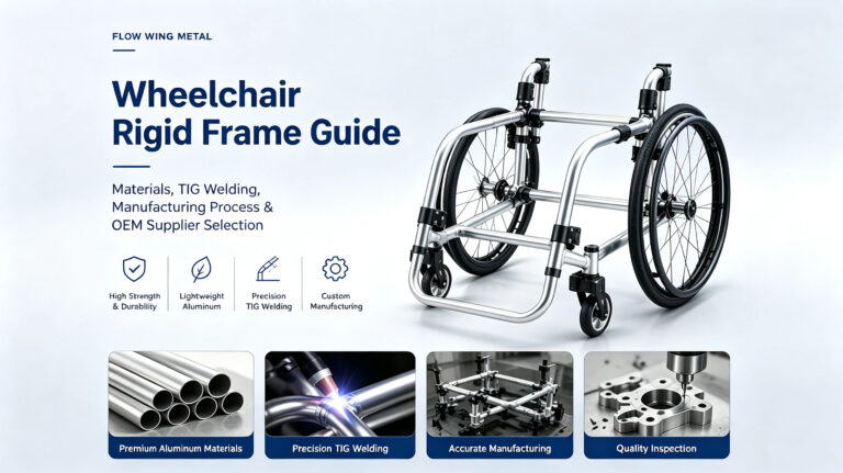 Wheelchair Rigid Frame Guide: Materials, TIG Welding, Manufacturing Process & OEM Supplier Selection 6 wheelchair rigid frame components and aluminum structure design